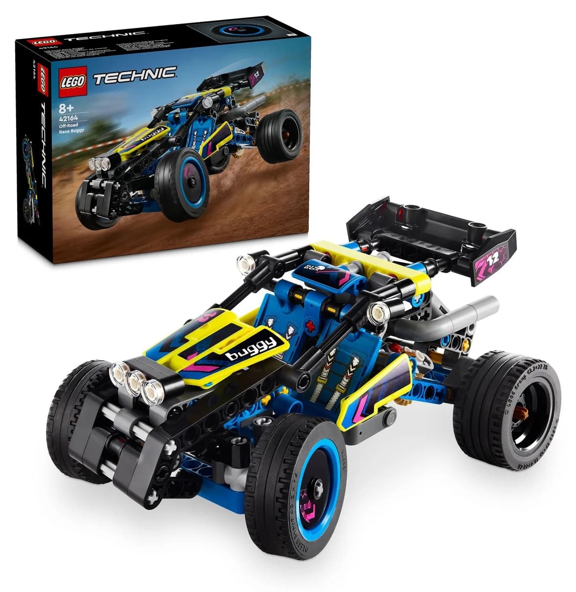 لگو Technic ماشین مسابقه آفرود مدل 42164 مناسب سنین ۸ سال به بالا با ۲۱۹ قطعه لگو Technic ماشین مسابقه آفرود مدل 42164 مناسب سنین ۸ سال به بالا با ۲۱۹ قطعه