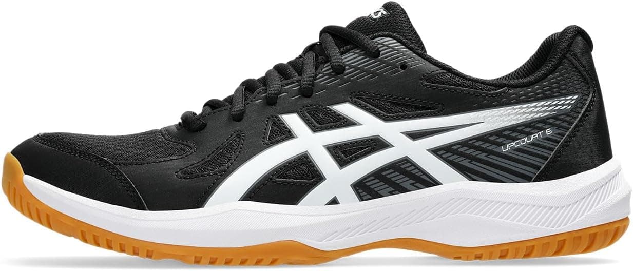 کفش والیبال یونیسکس ASICS Upcourt 6 مشکی مدل 1071A104-001 کفش والیبال یونیسکس ASICS Upcourt 6 مشکی مدل 1071A104-001