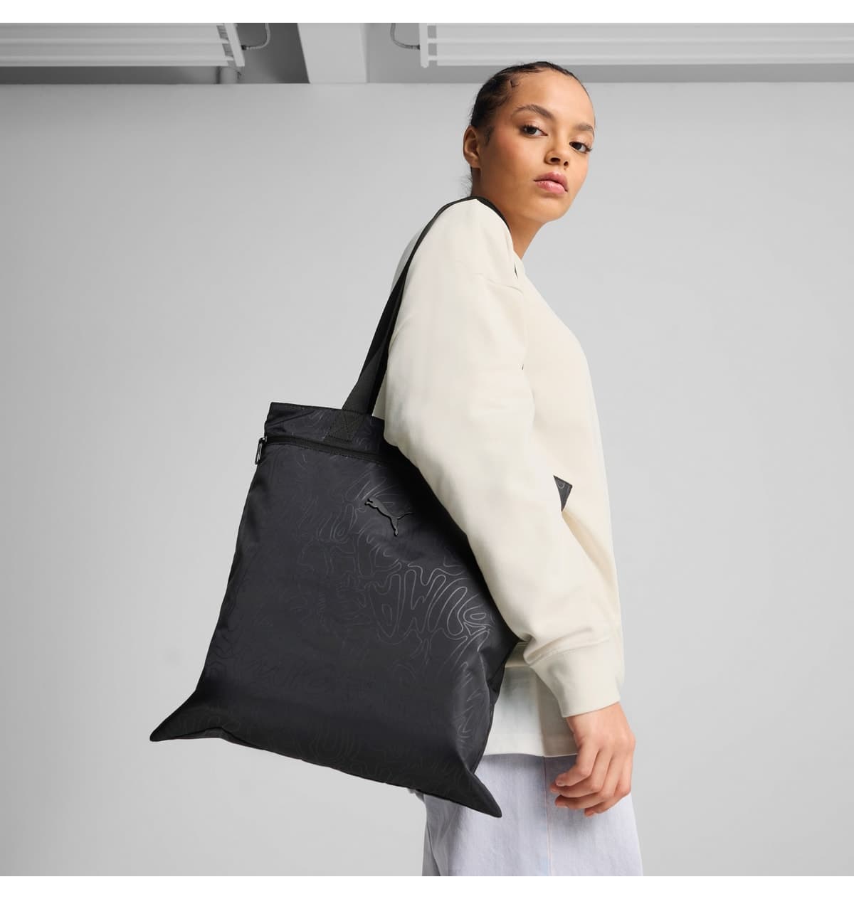 کیف دوشی زنانه Puma سیاه Pop Tote مدل 091336-01 کیف دوشی زنانه Puma سیاه Pop Tote مدل 091336-01