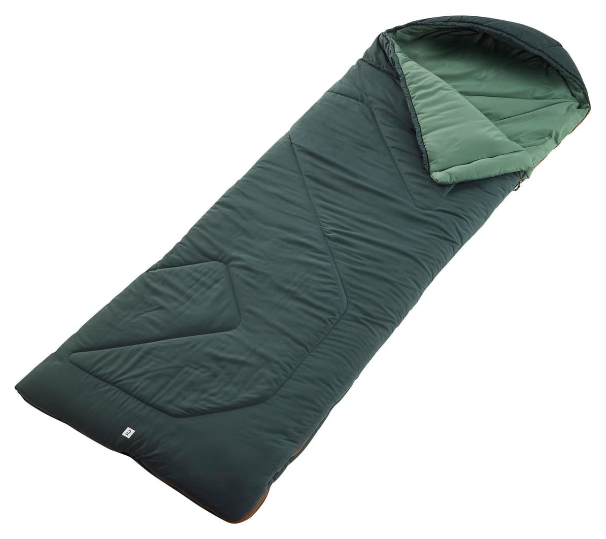 کیسه خواب کمپینگ Decathlon Quechua دمای راحتی 0°C خاکی مدل Arpenaz کیسه خواب کمپینگ Decathlon Quechua دمای راحتی 0°C خاکی مدل Arpenaz