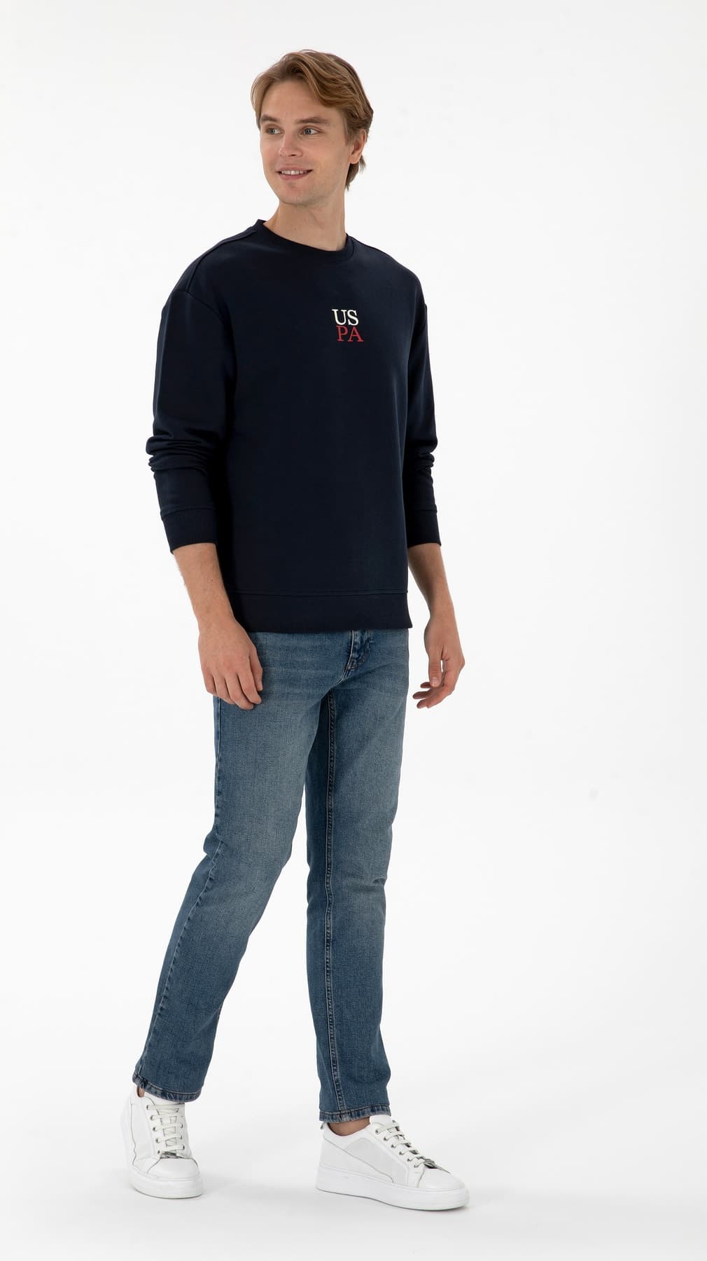 سوئیشرت مردانه U.S. Polo Assn. یقه گرد فیت راحت سرمهای مدل 50313760-VR033 سوئیشرت مردانه U.S. Polo Assn. یقه گرد فیت راحت سرمهای مدل 50313760-VR033