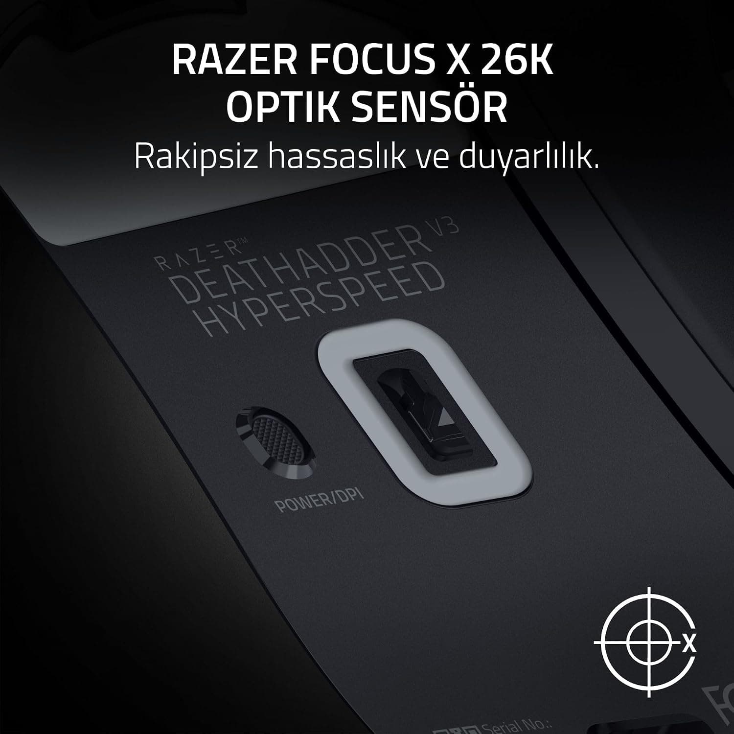 ماوس گیمینگ بیسیم ارگونومیک Razer DeathAdder V3 HyperSpeed مشکی 55g با دقت 26K DPI ماوس گیمینگ بیسیم ارگونومیک Razer DeathAdder V3 HyperSpeed مشکی 55g با دقت 26K DPI