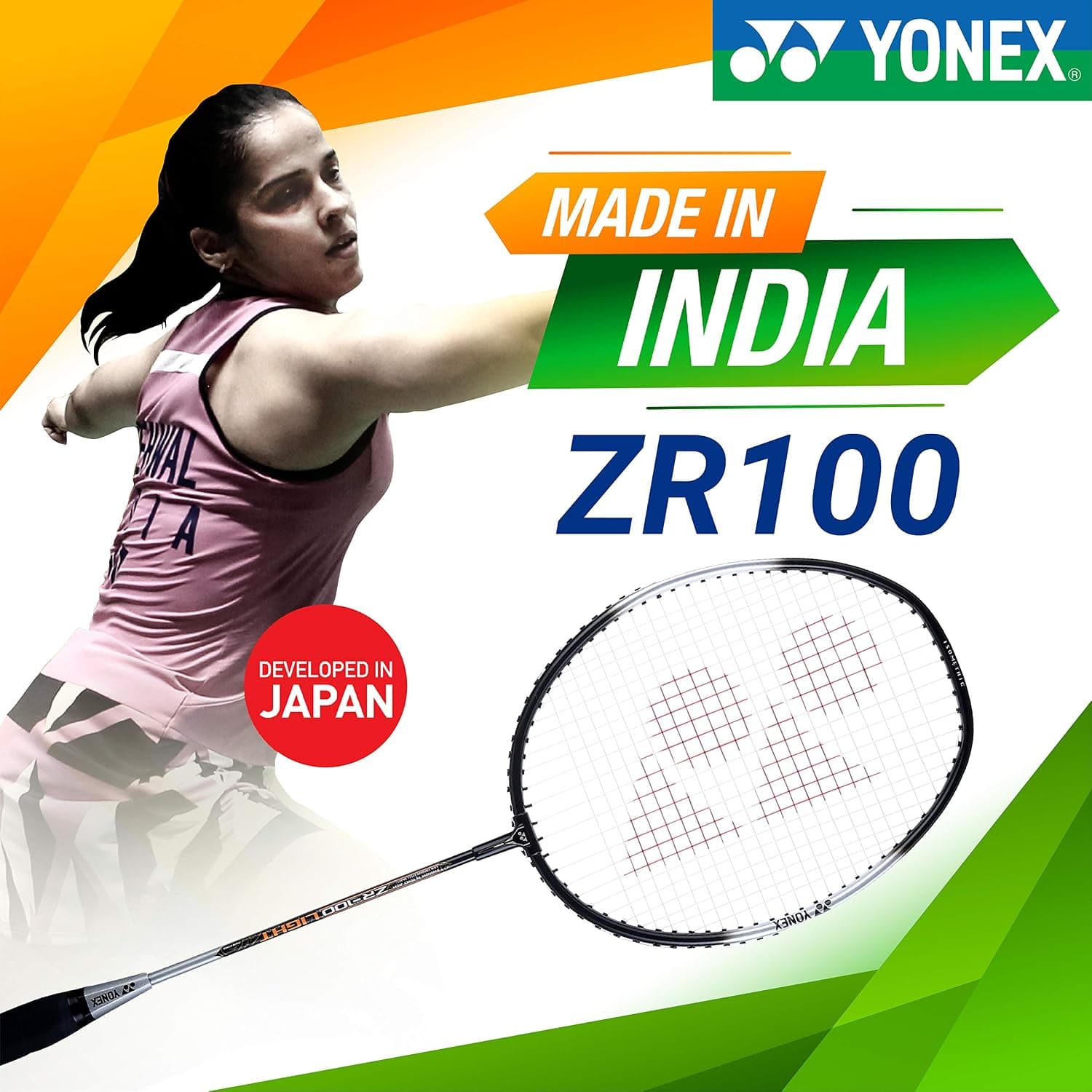 راکت بدمینتون YONEX آلومینیومی سبک مدل ZR 100 با کاور کامل، ست 2 عددی مشکی/مشکی راکت بدمینتون YONEX آلومینیومی سبک مدل ZR 100 با کاور کامل، ست 2 عددی مشکی/مشکی