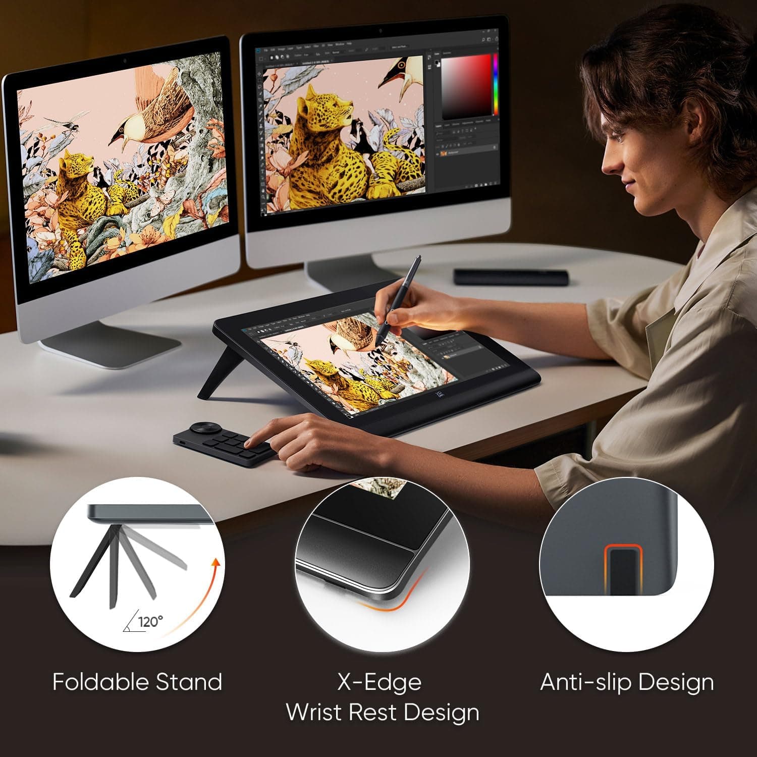 تبلت گرافیکی نمایشگردار XP-Pen ۱۶ اینچی QHD مدل Sanatçı Pro 16 (Gen 2) تبلت گرافیکی نمایشگردار XP-Pen ۱۶ اینچی QHD مدل Sanatçı Pro 16 (Gen 2)