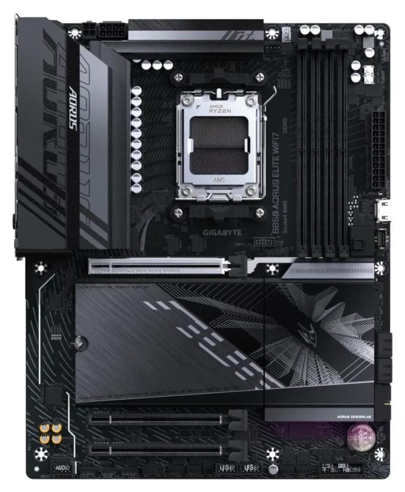 مادربرد Gigabyte سوکت AM5 DDR5 مدل B850 AORUS ELITE WIFI7 مادربرد Gigabyte سوکت AM5 DDR5 مدل B850 AORUS ELITE WIFI7