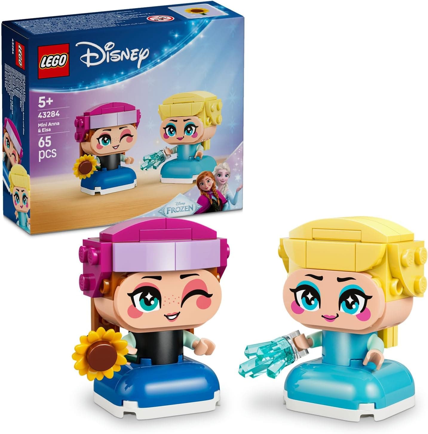 لگو Disney Princess سرزمین یخزده مینی آنا و السا مدل 43284 لگو Disney Princess سرزمین یخزده مینی آنا و السا مدل 43284