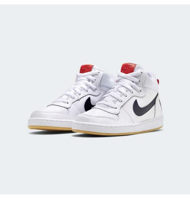 کفش ورزشی مردانه Nike سفید Court Borough Mid مدل 839977 107 کفش ورزشی مردانه Nike سفید Court Borough Mid مدل 839977 107