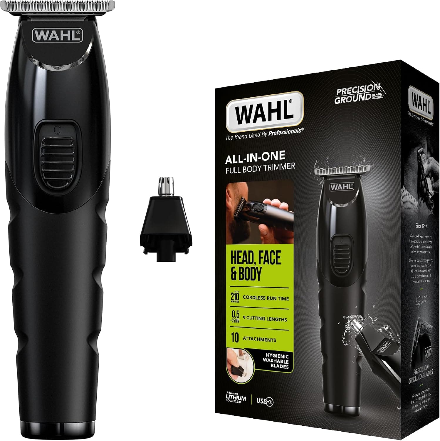 ماشین اصلاح مردانه Wahl چندکاره با باتری لیتیومی مدل 3028664 ماشین اصلاح مردانه Wahl چندکاره با باتری لیتیومی مدل 3028664
