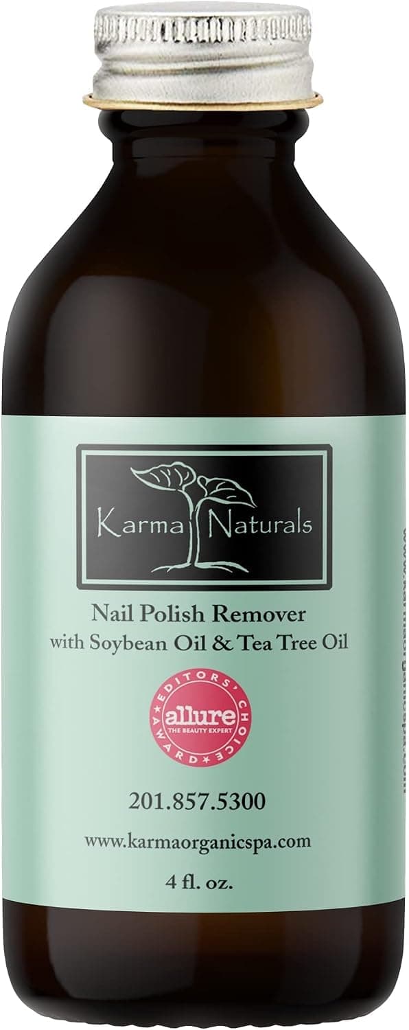 پاککننده لاک ناخن karma organic با فرمول بر پایه روغن درخت چای پاککننده لاک ناخن karma organic با فرمول بر پایه روغن درخت چای