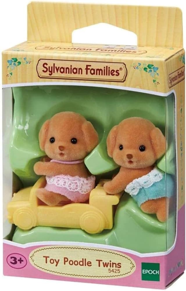 عروسکهای نوزاد دوقلوی پودل Sylvanian Families مدل 5425 عروسکهای نوزاد دوقلوی پودل Sylvanian Families مدل 5425