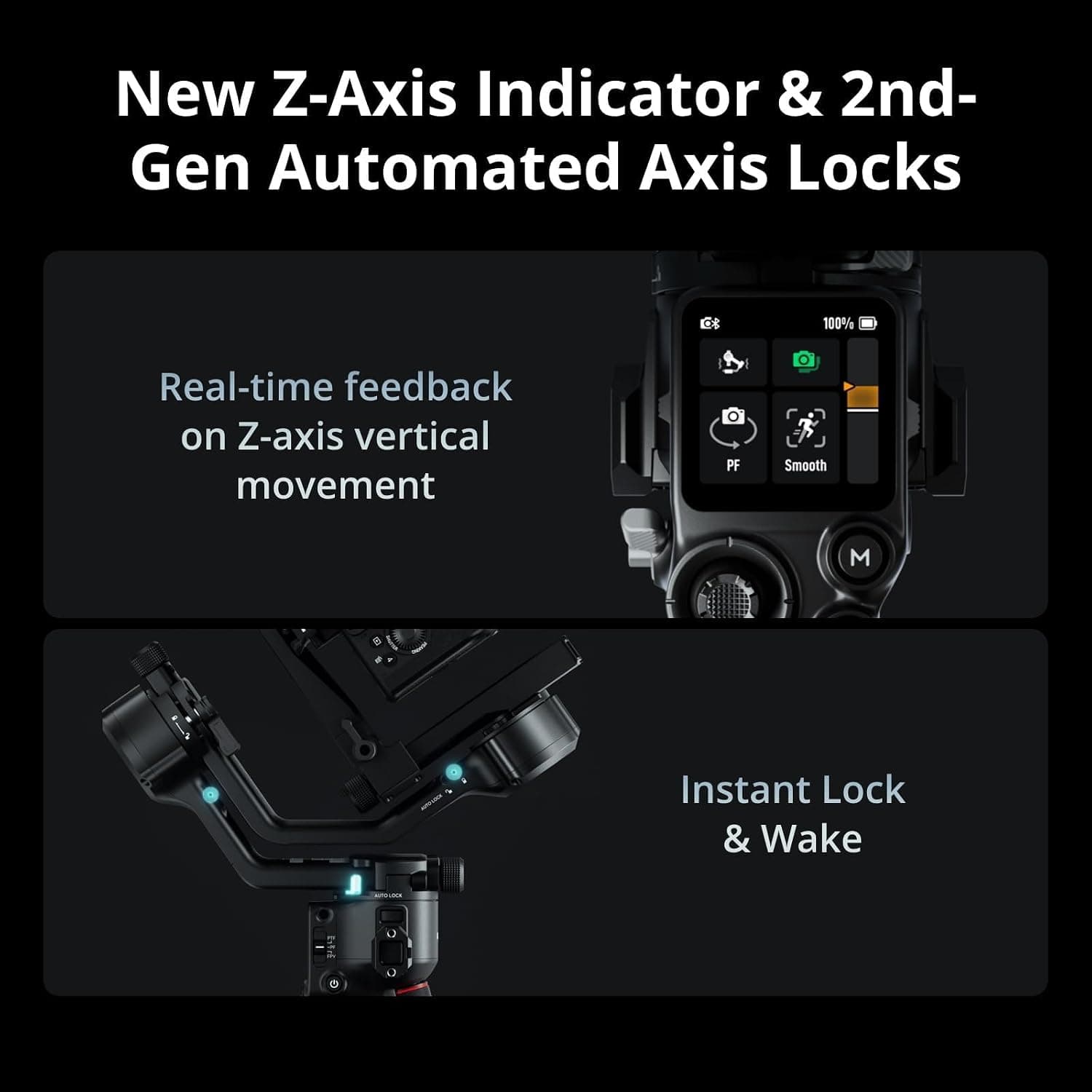گیمبال لرزشگیر دوربین DJI مدل RS 5 Combo، سازگار با Canon/Sony/Panasonic/Nikon/Fujifilm، ردیابی هوشمند، نسخه امارات با گارانتی رسمی گیمبال لرزشگیر دوربین DJI مدل RS 5 Combo، سازگار با Canon/Sony/Panasonic/Nikon/Fujifilm، ردیابی هوشمند، نسخه امارات با گارانتی رسمی