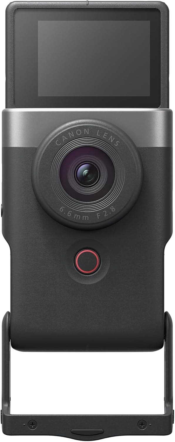 دوربین فیلمبرداری Canon کیت ولاگینگ 4K نقرهای مدل PowerShot V10 دوربین فیلمبرداری Canon کیت ولاگینگ 4K نقرهای مدل PowerShot V10
