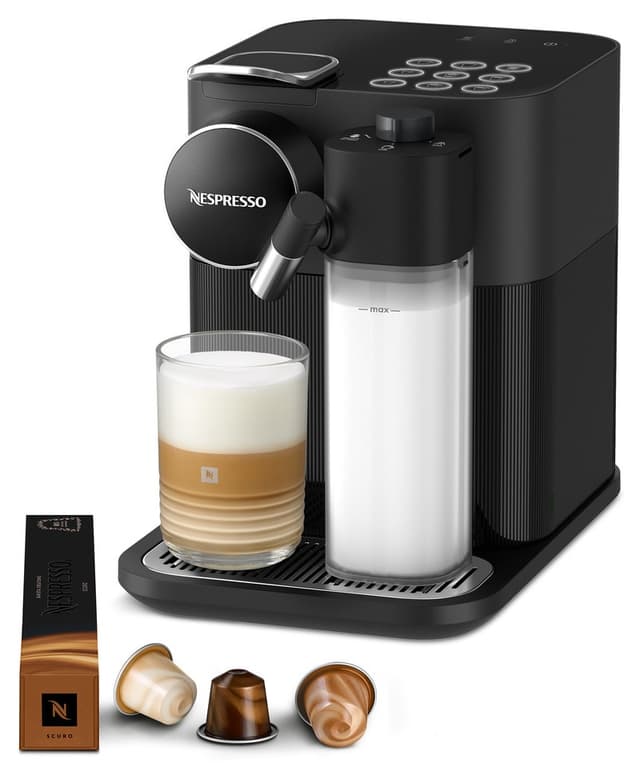 دستگاه اسپرسوساز Nespresso Gran Latissima مشکی با سیستم شیر مدل F541 دستگاه اسپرسوساز Nespresso Gran Latissima مشکی با سیستم شیر مدل F541