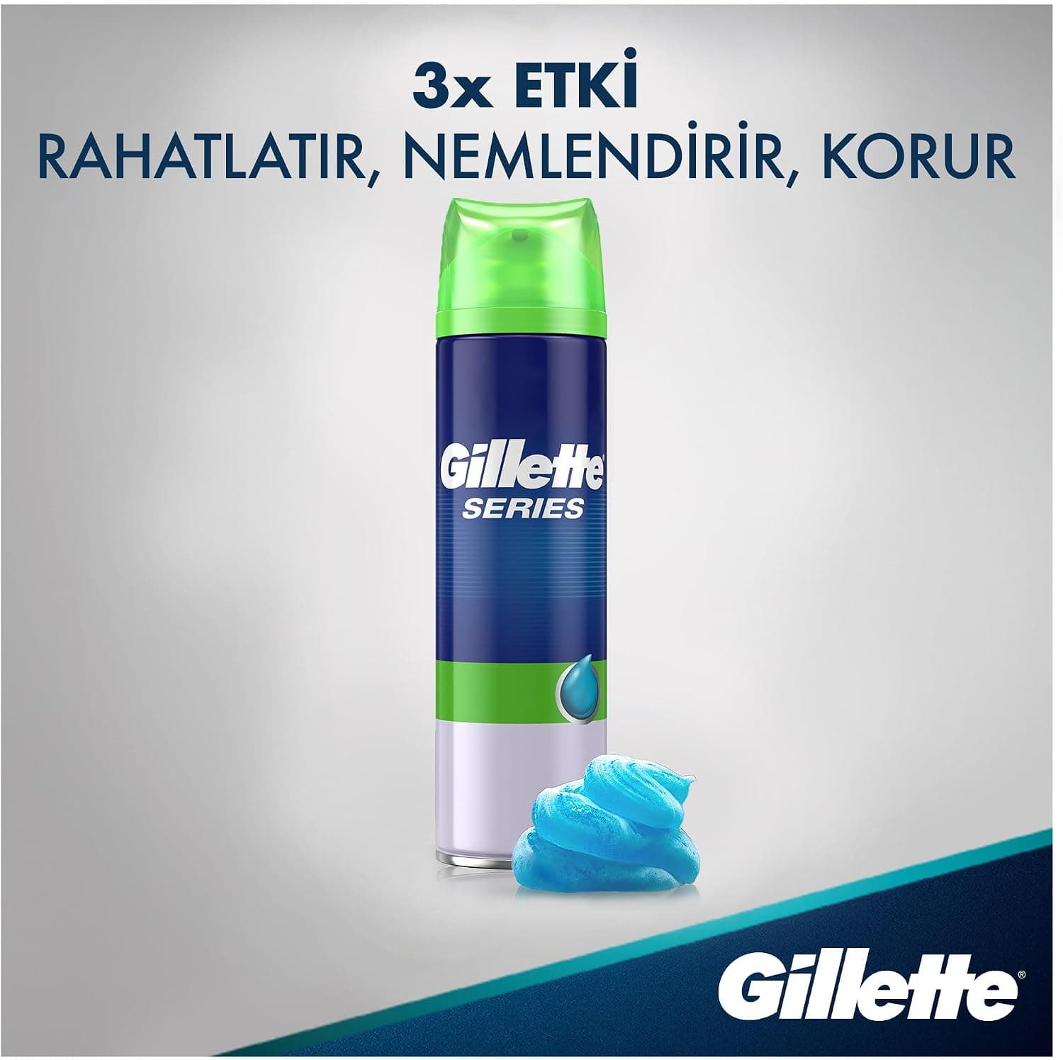ژل اصلاح مردانه Gillette Series پوست حساس 2 x 200ml ژل اصلاح مردانه Gillette Series پوست حساس 2 x 200ml