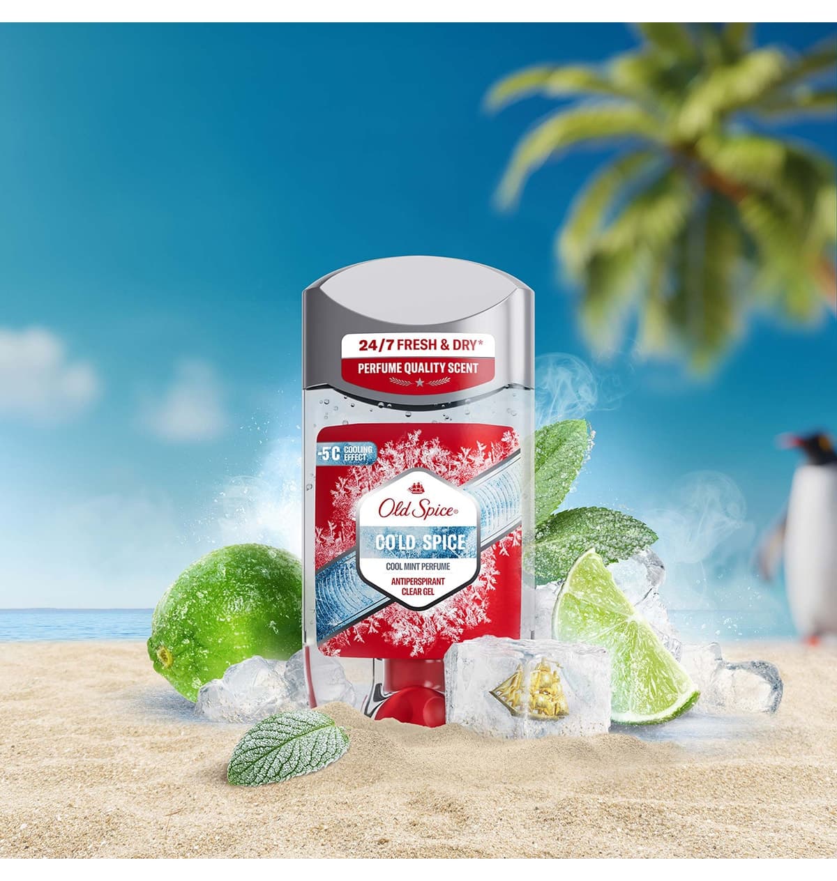 ژل شفاف ضدتعریق Old Spice Cold Spice 70ml x2 ژل شفاف ضدتعریق Old Spice Cold Spice 70ml x2