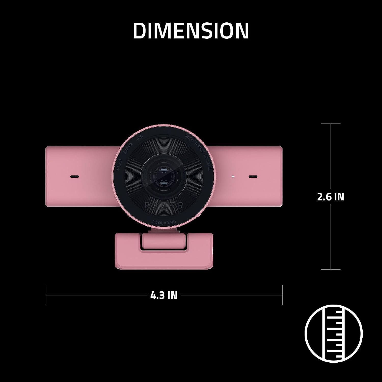 وب کم Razer Full HD 1080p 60 FPS مدل Kiyo V2 X وب کم Razer Full HD 1080p 60 FPS مدل Kiyo V2 X