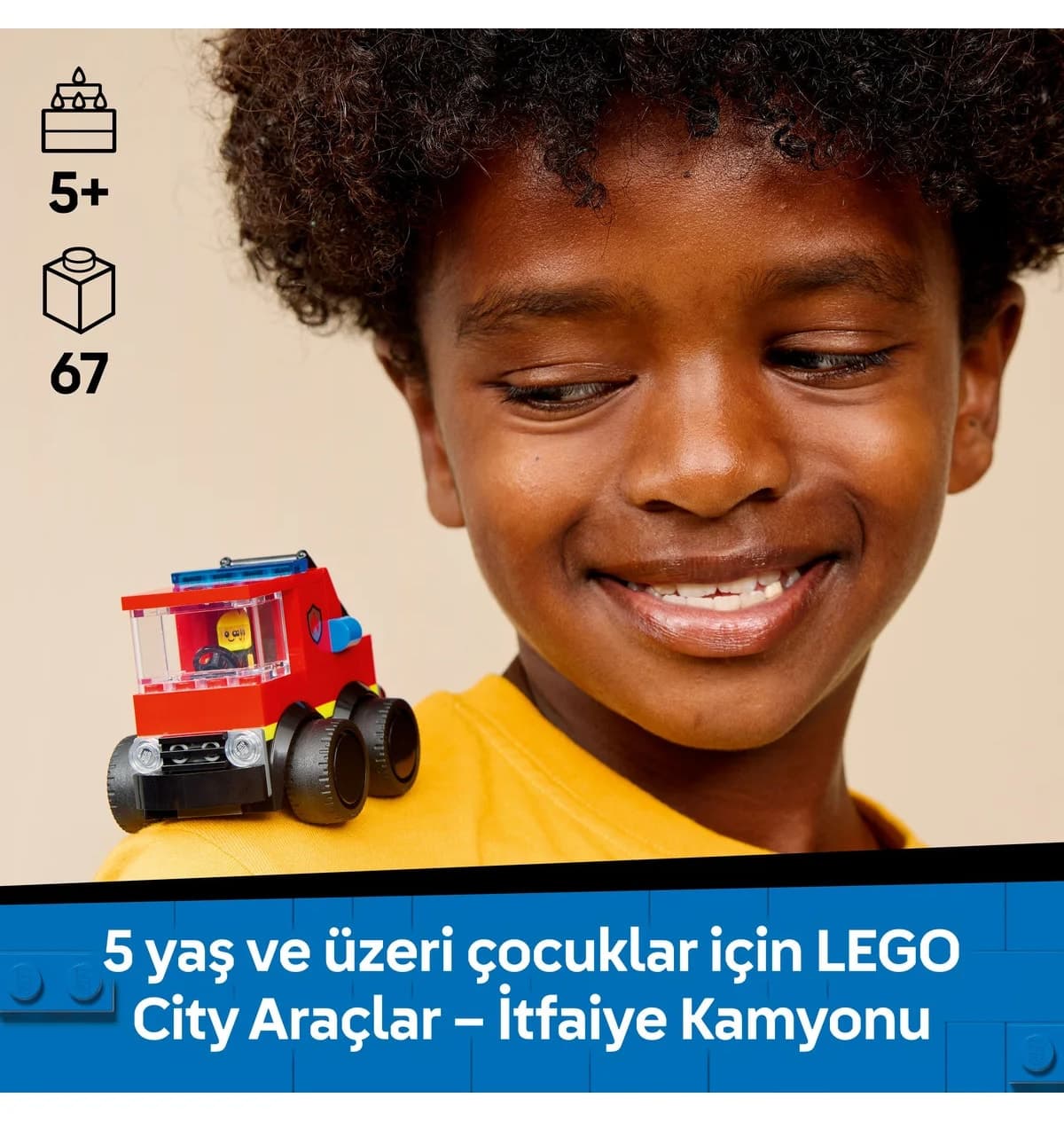 لگو City کامیون آتشنشانی مدل 60482 با ۶۷ قطعه لگو City کامیون آتشنشانی مدل 60482 با ۶۷ قطعه