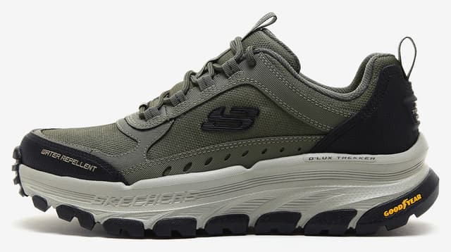 کفش مردانه Skechers D'lux Trekker اوتدور خاکی مدل 237565 OLMT کفش مردانه Skechers D'lux Trekker اوتدور خاکی مدل 237565 OLMT