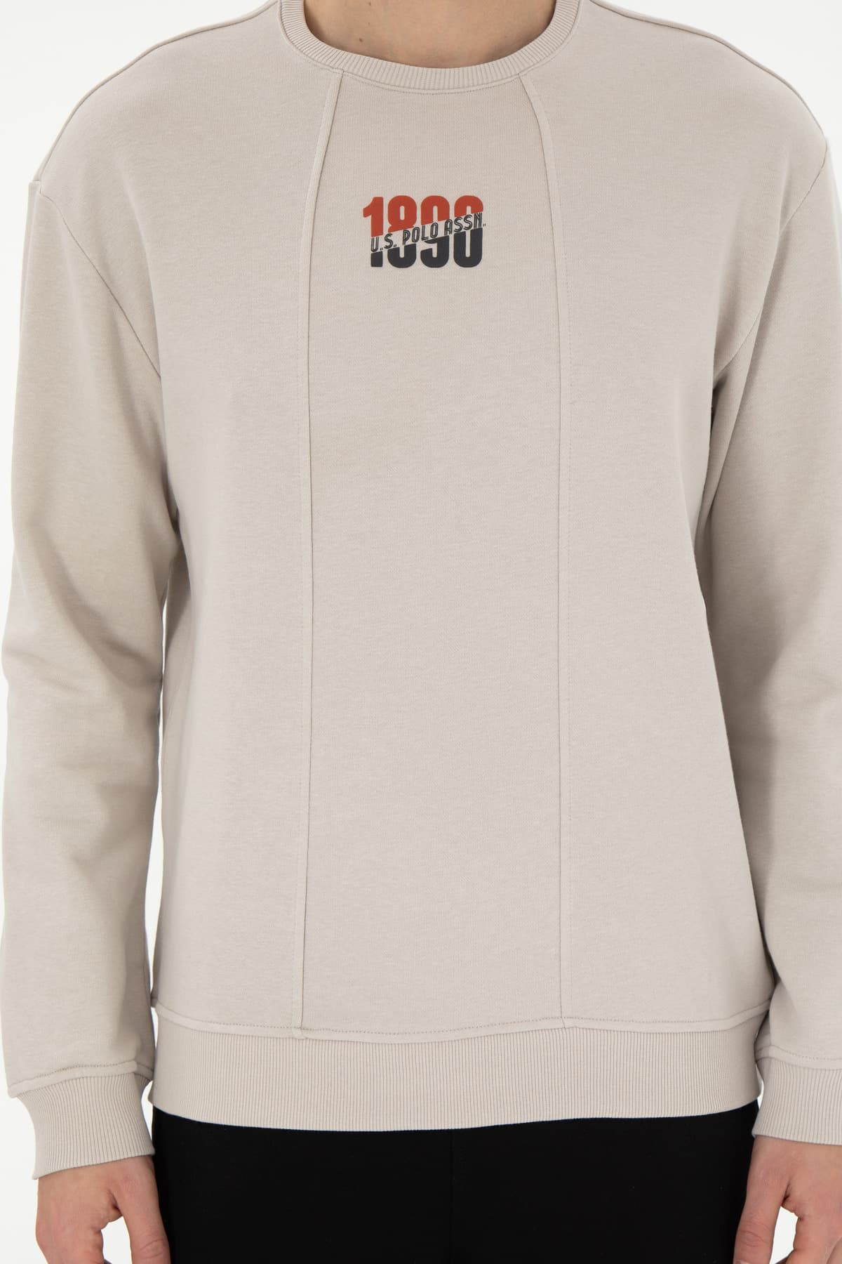 سوئیشرت مردانه U.S. Polo Assn. کامفورت فیت یقه گرد سنگی مدل 50293430-VR049 سوئیشرت مردانه U.S. Polo Assn. کامفورت فیت یقه گرد سنگی مدل 50293430-VR049