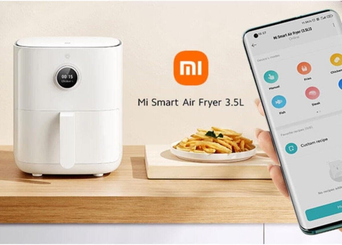 سرخکن هوشمند Xiaomi ظرفیت 3.5L سفید سرخکن هوشمند Xiaomi ظرفیت 3.5L سفید