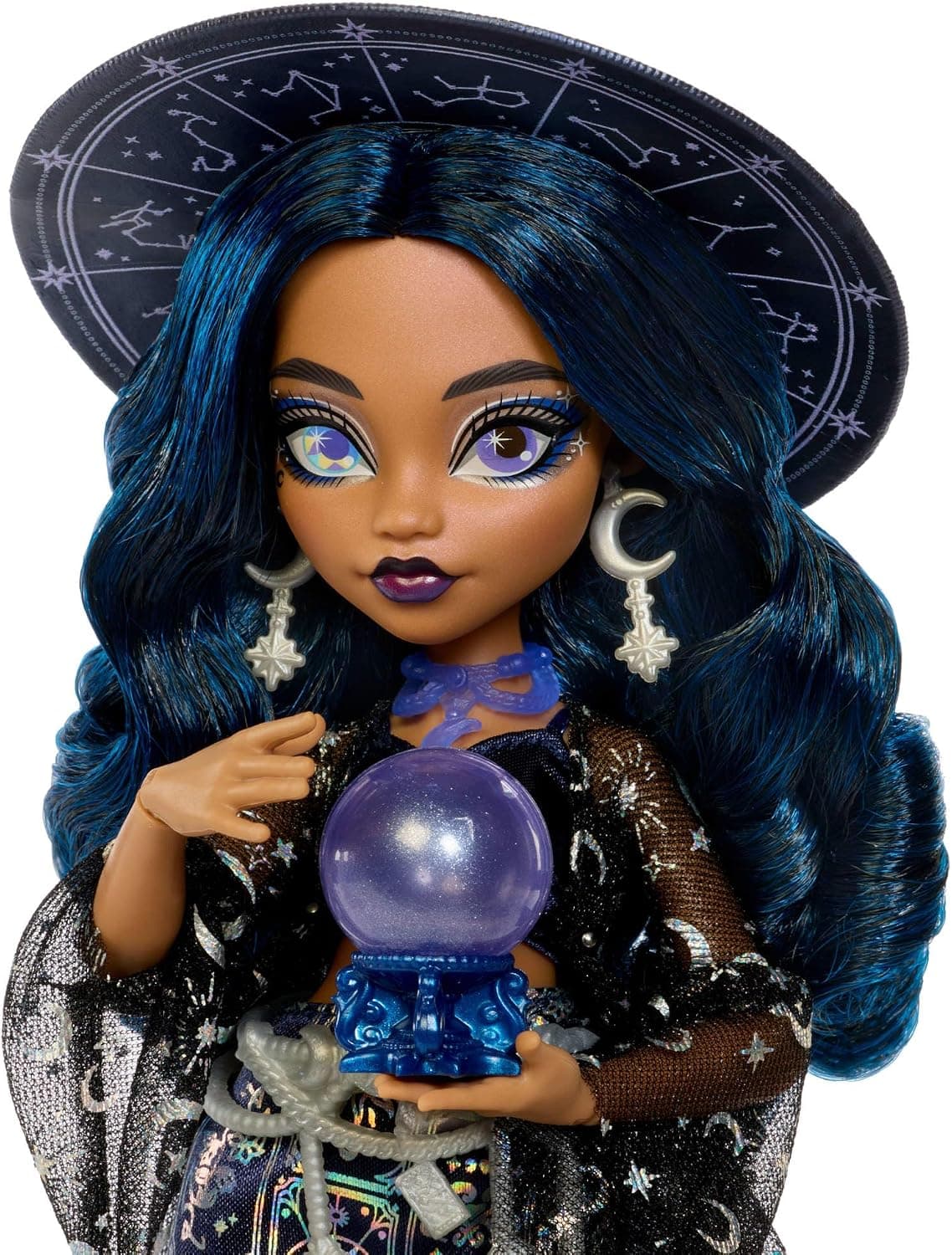 عروسک Monster High Moonspell Magic Claire De Luna با دیگ سورپرایز و گوی کریستالی مدل JMB89 عروسک Monster High Moonspell Magic Claire De Luna با دیگ سورپرایز و گوی کریستالی مدل JMB89