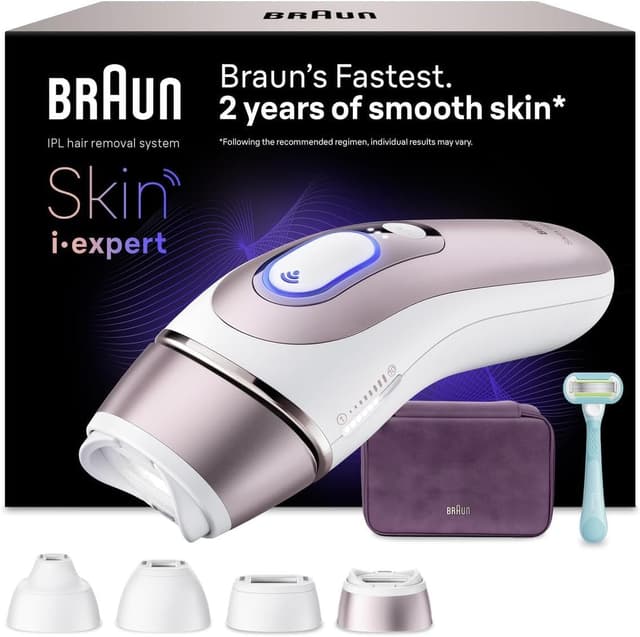 دستگاه IPL خانگی رفع موهای زائد Braun Skin i·expert با اپلیکیشن، کیف، Gillette Venus و 4 سری مدل PL7431 دستگاه IPL خانگی رفع موهای زائد Braun Skin i·expert با اپلیکیشن، کیف، Gillette Venus و 4 سری مدل PL7431