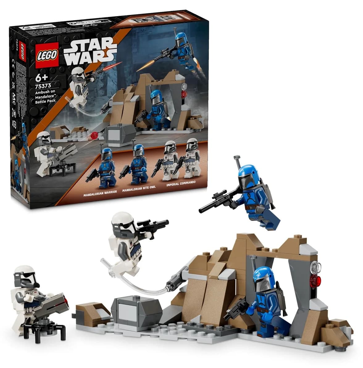 لگو Star Wars Mandalore بسته نبرد کمین مدل 75373 لگو Star Wars Mandalore بسته نبرد کمین مدل 75373