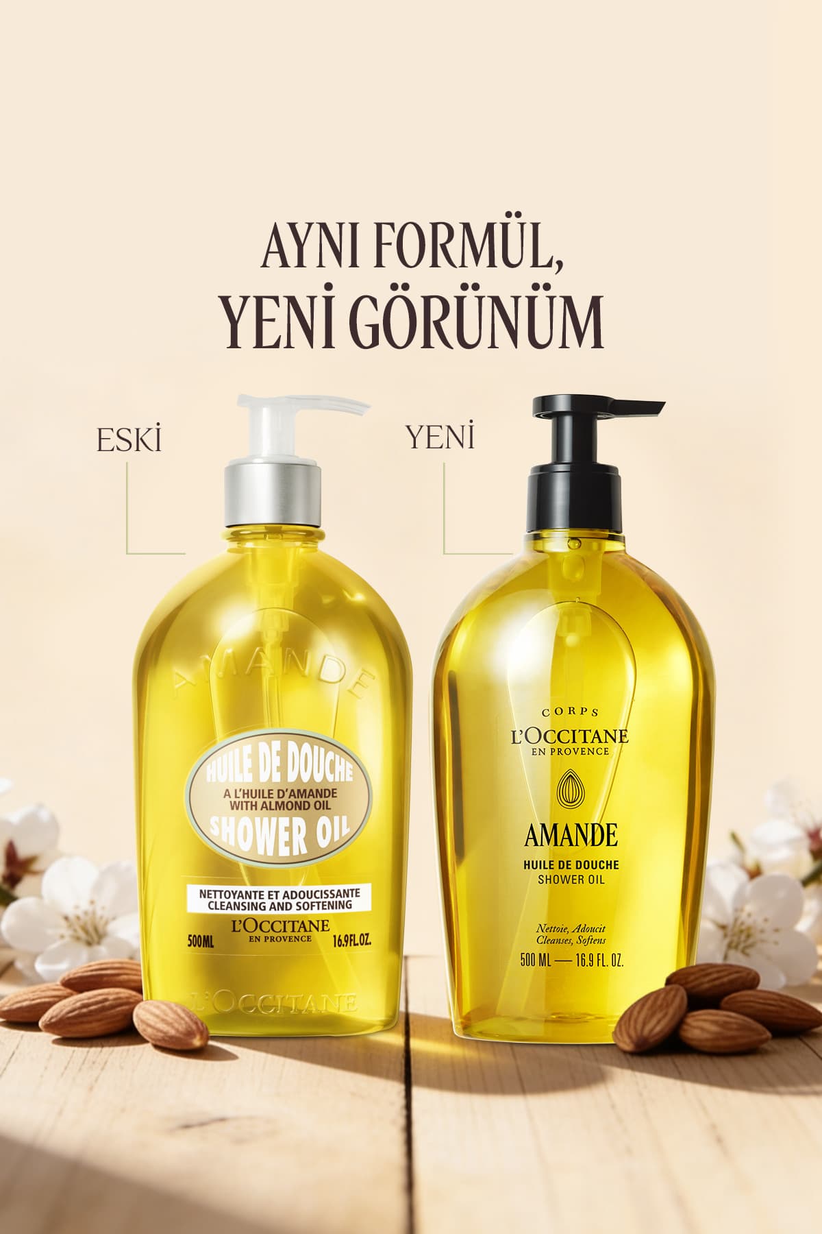 روغن دوش L'Occitane حاوی روغن بادام شیرین و هسته انگور، مغذی و مرطوبکننده، Omega 6 و 9، 500 ml روغن دوش L'Occitane حاوی روغن بادام شیرین و هسته انگور، مغذی و مرطوبکننده، Omega 6 و 9، 500 ml