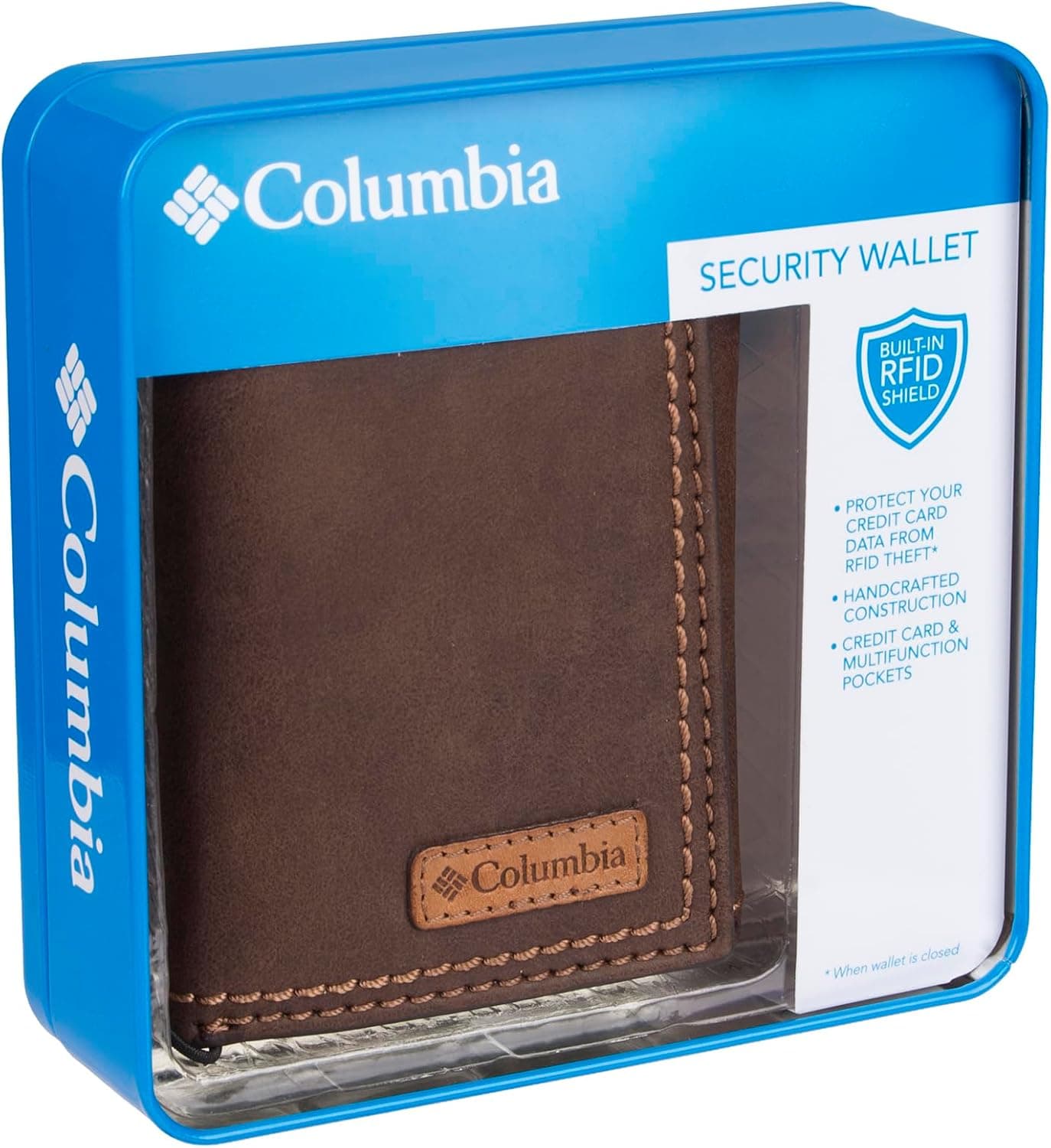 کیف پول مردانه Columbia سه لت RFID قهوهای کژوال تک سایز کیف پول مردانه Columbia سه لت RFID قهوهای کژوال تک سایز