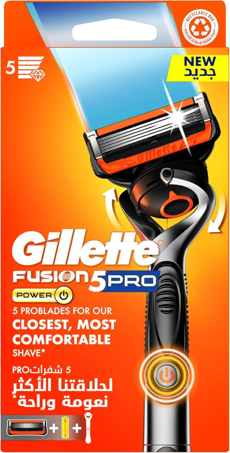 دسته ریشتراش مردانه Gillette مدل ProGlide5 Power به همراه 1 تیغ دسته ریشتراش مردانه Gillette مدل ProGlide5 Power به همراه 1 تیغ