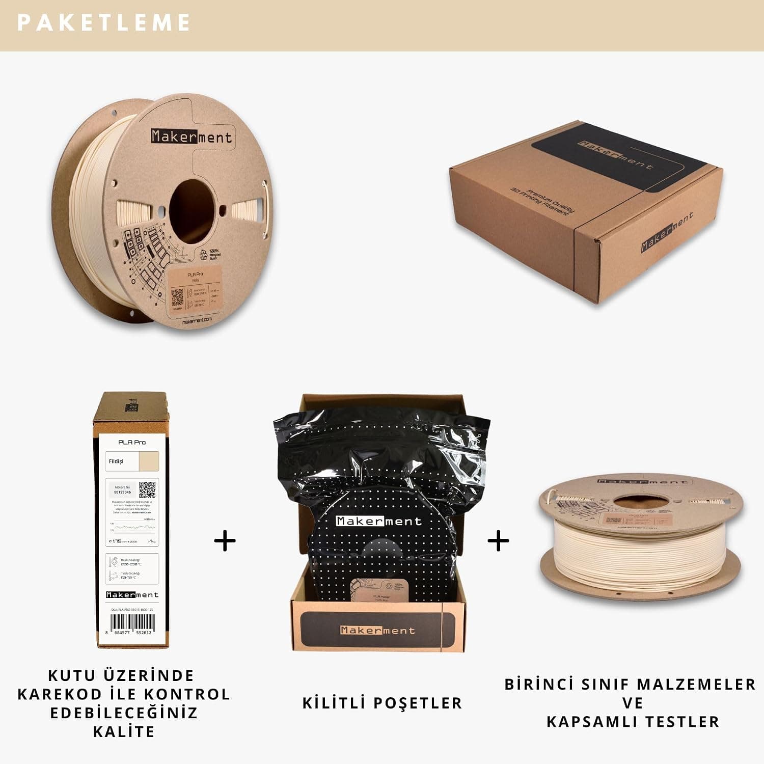فیلامنت پرینتر سه بعدی Makerment 1.75mm 1kg مدل PLA PRO فیلامنت پرینتر سه بعدی Makerment 1.75mm 1kg مدل PLA PRO