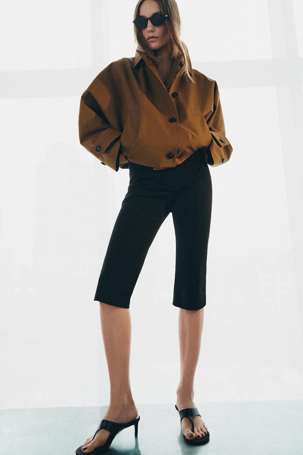 ترنچ کت مردانه Zara ضدآب کوتاه ZW Collection ترنچ کت مردانه Zara ضدآب کوتاه ZW Collection