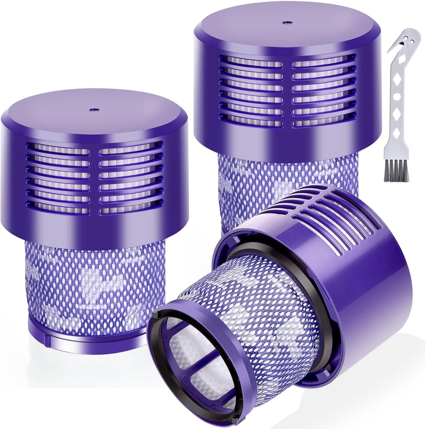 فیلتر جاروبرقی Leadaybetter مناسب Dyson V10 مدل 969082-01 بسته 2 عددی و 1 برس فیلتر جاروبرقی Leadaybetter مناسب Dyson V10 مدل 969082-01 بسته 2 عددی و 1 برس