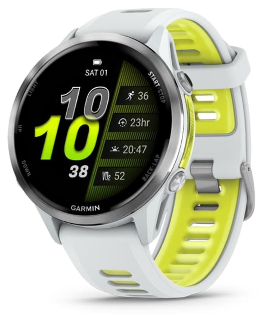 ساعت هوشمند Garmin مدل Forerunner 970 تیتانیوم سفید | زرد ساعت هوشمند Garmin مدل Forerunner 970 تیتانیوم سفید | زرد