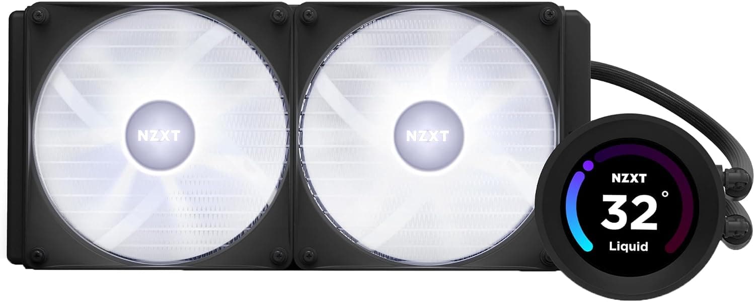 خنککننده مایع پردازنده NZXT Kraken Elite 280 RGB با نمایشگر LCD قابل تنظیم 2.36 اینچی، 2 x F140 RGB Core Fan، مشکی مدل RL-KR28E-B1 خنککننده مایع پردازنده NZXT Kraken Elite 280 RGB با نمایشگر LCD قابل تنظیم 2.36 اینچی، 2 x F140 RGB Core Fan، مشکی مدل RL-KR28E-B1