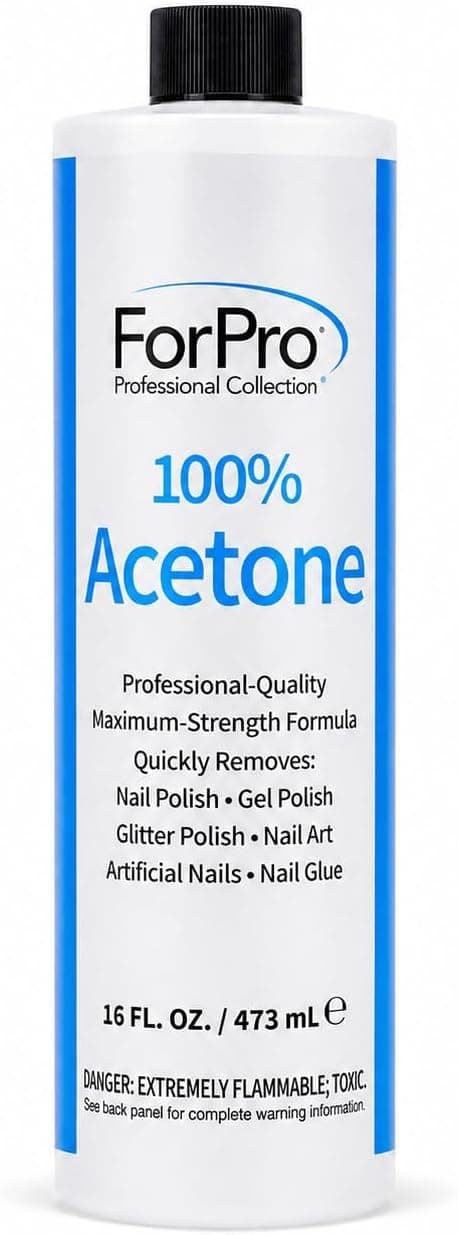 پاککننده لاک ناخن ForPro Professional Collection با استون خالص 100%، 16 fl. oz. پاککننده لاک ناخن ForPro Professional Collection با استون خالص 100%، 16 fl. oz.