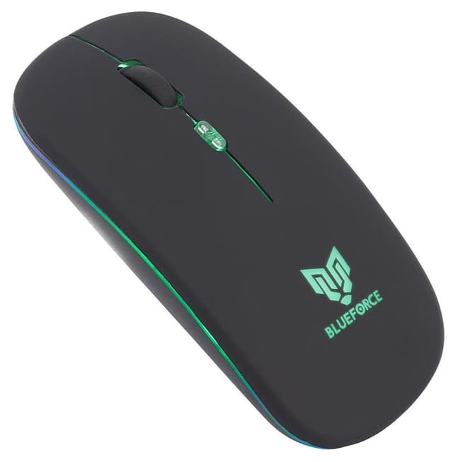 ماوس بیسیم بلوتوثی سایلنت Blueforce مشکی نورپردازیدار 2,4ghz ماوس بیسیم بلوتوثی سایلنت Blueforce مشکی نورپردازیدار 2,4ghz