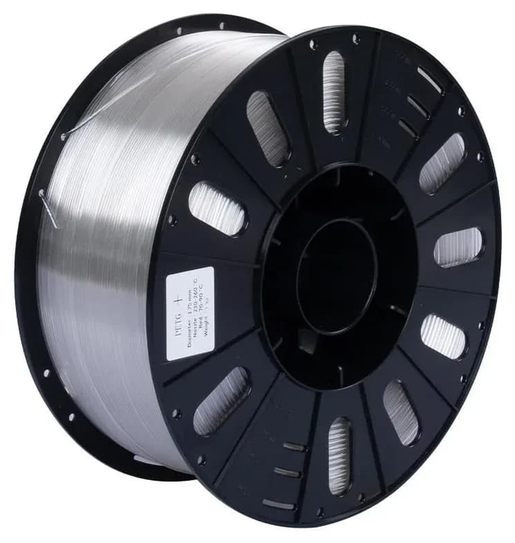 فیلامنت Beta Filament شفاف مدل PETG+ 3 KG فیلامنت Beta Filament شفاف مدل PETG+ 3 KG