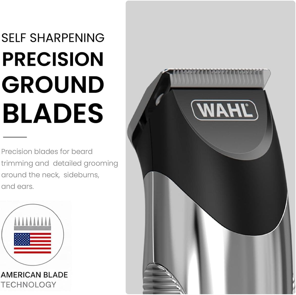 ماشین اصلاح ریش مردانه Wahl شارژی بیسیم 13 طول برش 0.5-11 mm مدل 09891-017 ماشین اصلاح ریش مردانه Wahl شارژی بیسیم 13 طول برش 0.5-11 mm مدل 09891-017