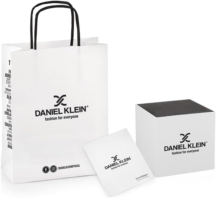 ساعت مچی مردانه Daniel Klein Exclusive Chronograph نقرهای مشکی سفید ساعت مچی مردانه Daniel Klein Exclusive Chronograph نقرهای مشکی سفید