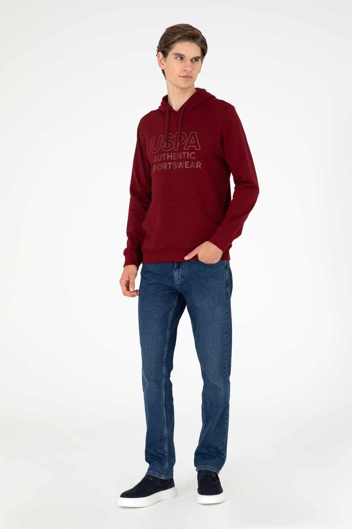 سوئیشرت مردانه U.S. Polo Assn. رنگ بوردو مدل 50293439-VR014 سوئیشرت مردانه U.S. Polo Assn. رنگ بوردو مدل 50293439-VR014
