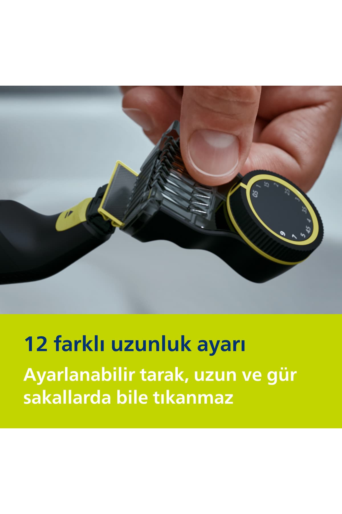 ماشین اصلاح صورت و بدن Philips OneBlade Pro، اصلاح خشک و مرطوب، 12 تنظیم طول، 1 تیغه یدک، مدل QP6542/10 ماشین اصلاح صورت و بدن Philips OneBlade Pro، اصلاح خشک و مرطوب، 12 تنظیم طول، 1 تیغه یدک، مدل QP6542/10