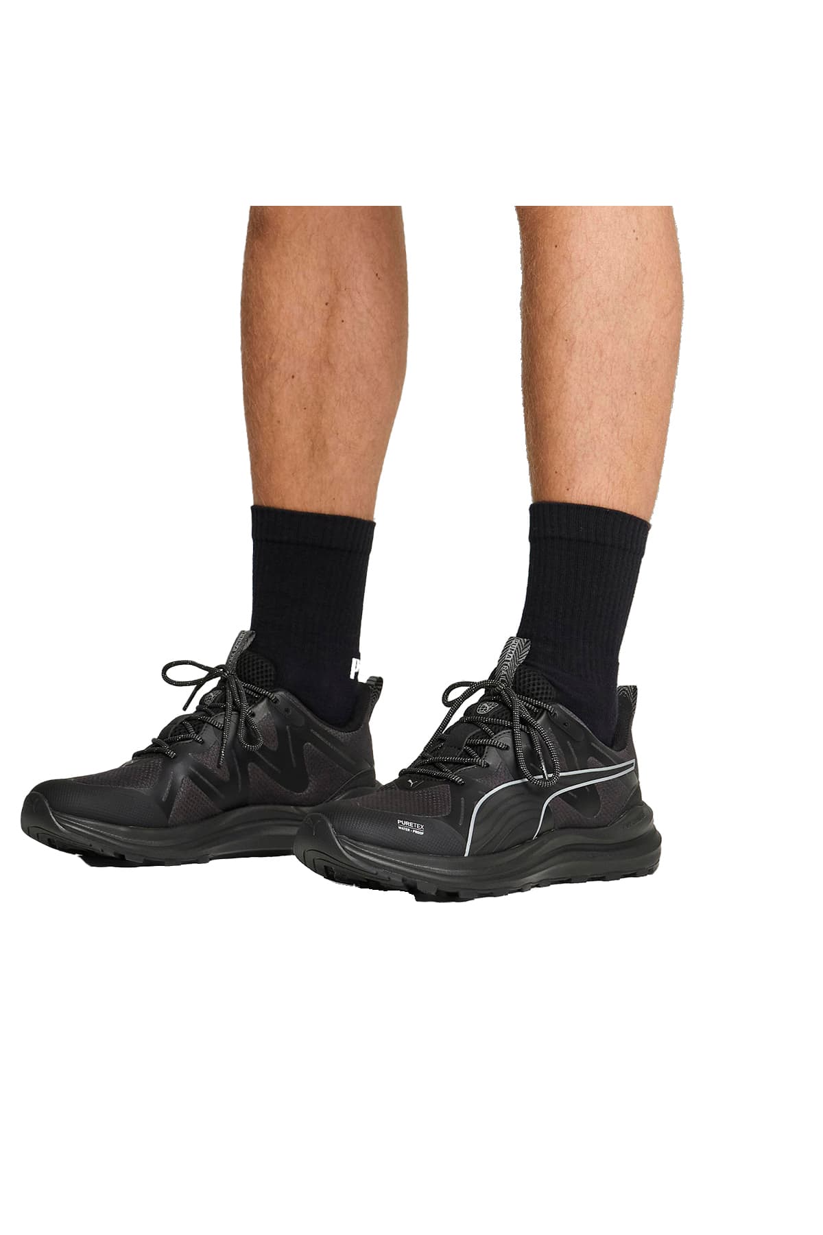 کفش دویدن مردانه Puma مشکی Reflect Lite Trail Ptx مدل 31009501 کفش دویدن مردانه Puma مشکی Reflect Lite Trail Ptx مدل 31009501