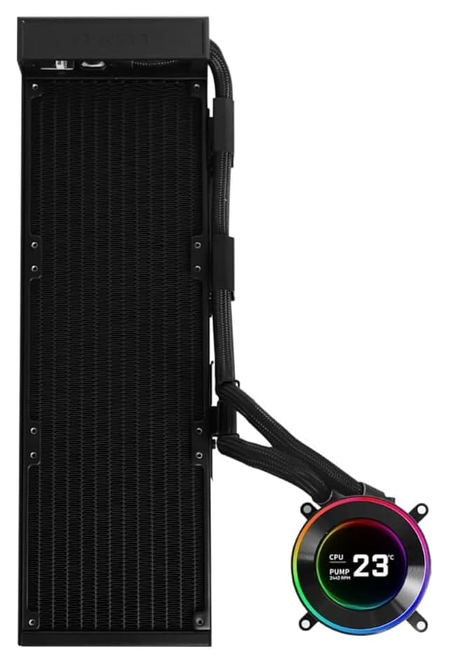 خنککننده مایع پردازنده 360 Lian Li Hydro-Shift II LCD-C مشکی بدون فن مدل G89.GHS2LCD36B.00 خنککننده مایع پردازنده 360 Lian Li Hydro-Shift II LCD-C مشکی بدون فن مدل G89.GHS2LCD36B.00
