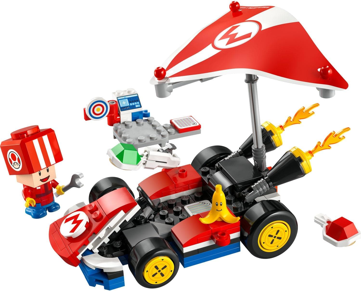 لگو Super Mario Mario Kart مدل 72032 با فیگور Toad لگو Super Mario Mario Kart مدل 72032 با فیگور Toad