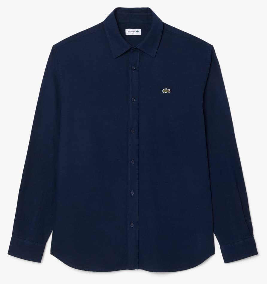 پیراهن مردانه Lacoste فیت معمولی سرمهای پیراهن مردانه Lacoste فیت معمولی سرمهای