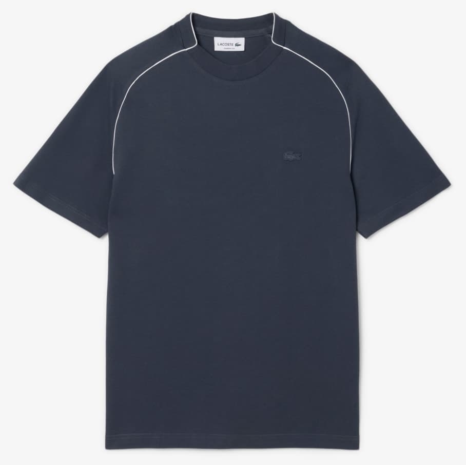 تیشرت مردانه Lacoste یقه گرد فیت کلاسیک خاکستری تیره تیشرت مردانه Lacoste یقه گرد فیت کلاسیک خاکستری تیره