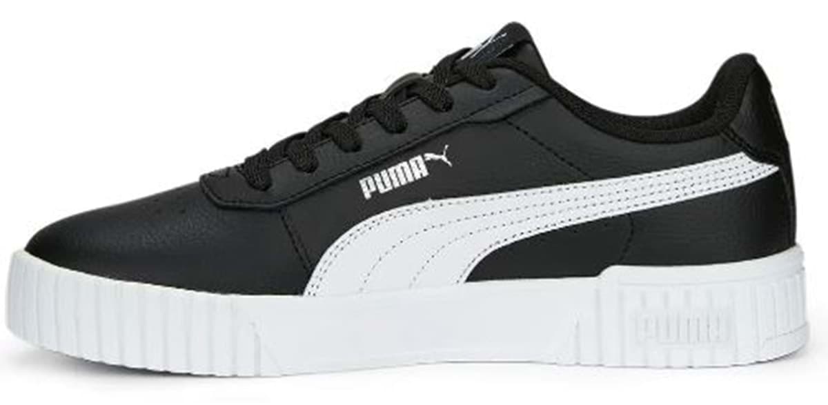 کفش ورزشی یونیسکس Puma Carina 2.0 مشکی-سفید مدل 385849-10 کفش ورزشی یونیسکس Puma Carina 2.0 مشکی-سفید مدل 385849-10