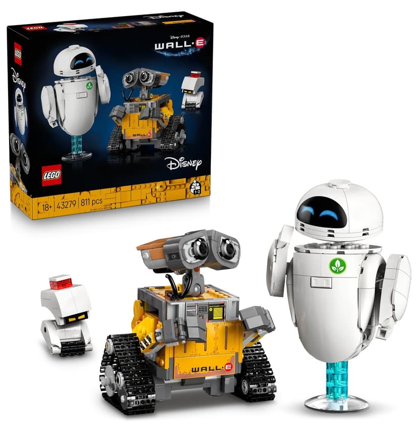 لگو Disney WALL-E و EVE مدل 43279 با 811 قطعه لگو Disney WALL-E و EVE مدل 43279 با 811 قطعه