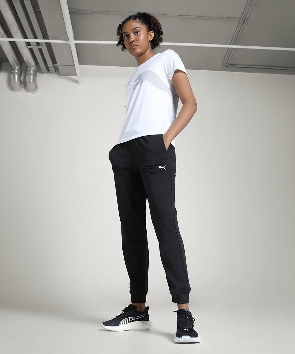 شلوار جاگر یونیسکس PUMA بافتنی مدل W Tad Essential Ft شلوار جاگر یونیسکس PUMA بافتنی مدل W Tad Essential Ft